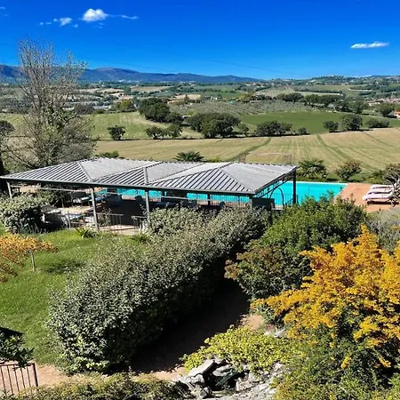 Вилла Gardens, Pool, Jaccuzzi Spoleto-poolside-slps 20 1 Hour To Rome